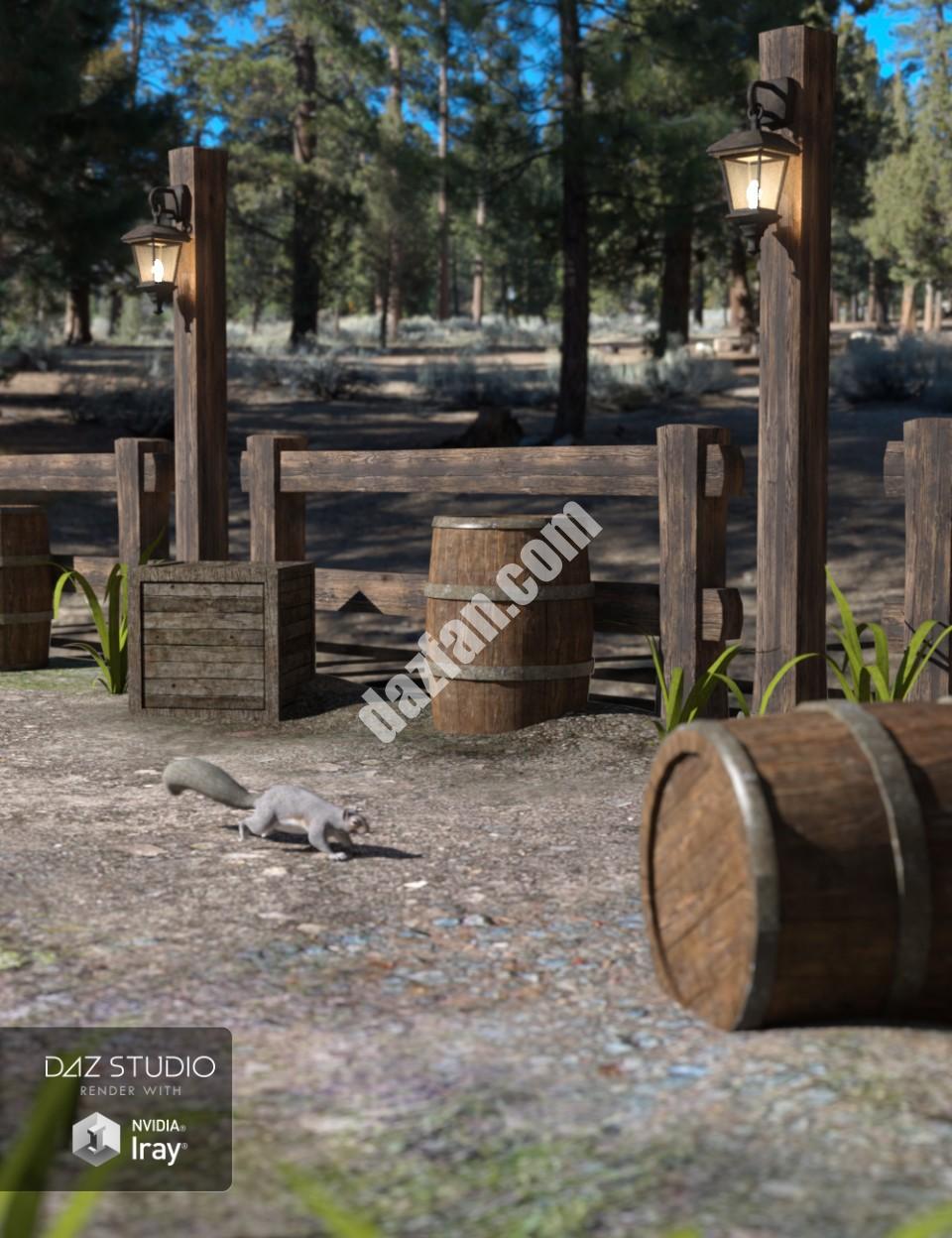 [daz场景] 牧场环境道具-DAZ爱好者