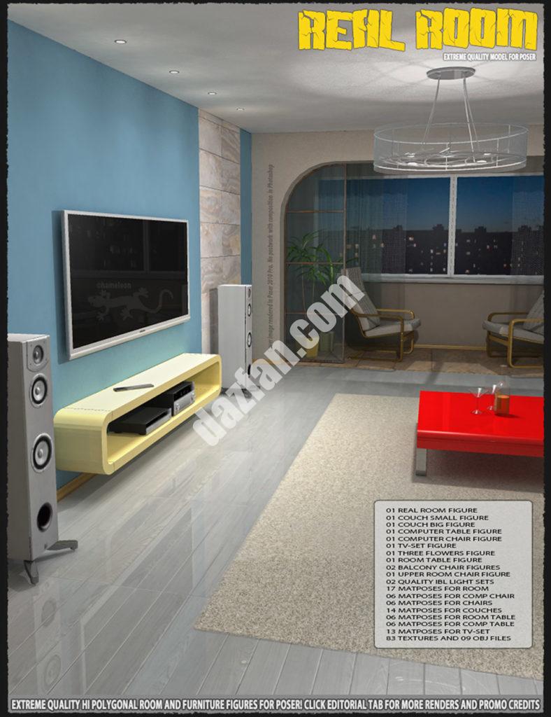 [daz场景] 真正的房间2-DAZ爱好者