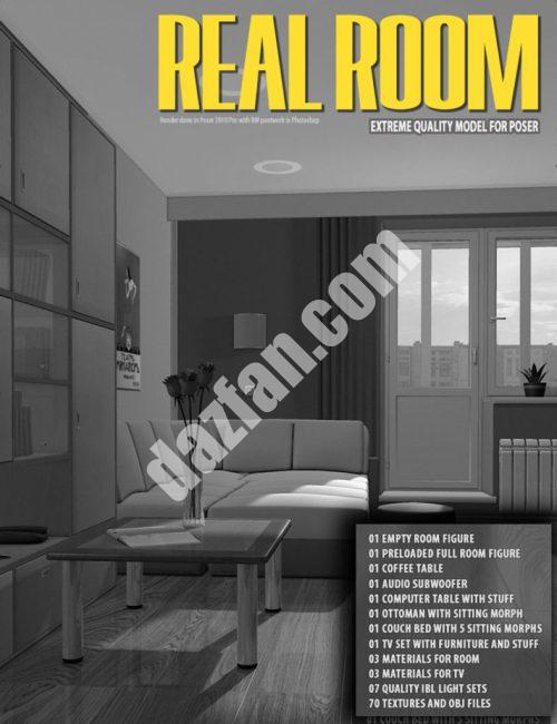 [daz场景] 真正的小房间-DAZ爱好者