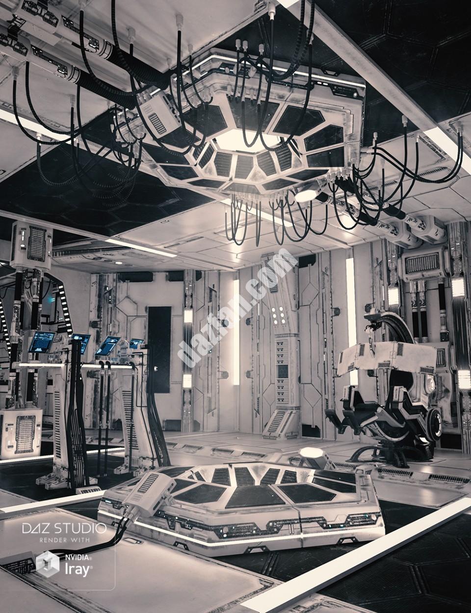 [daz场景] 党卫军控制室-DAZ爱好者