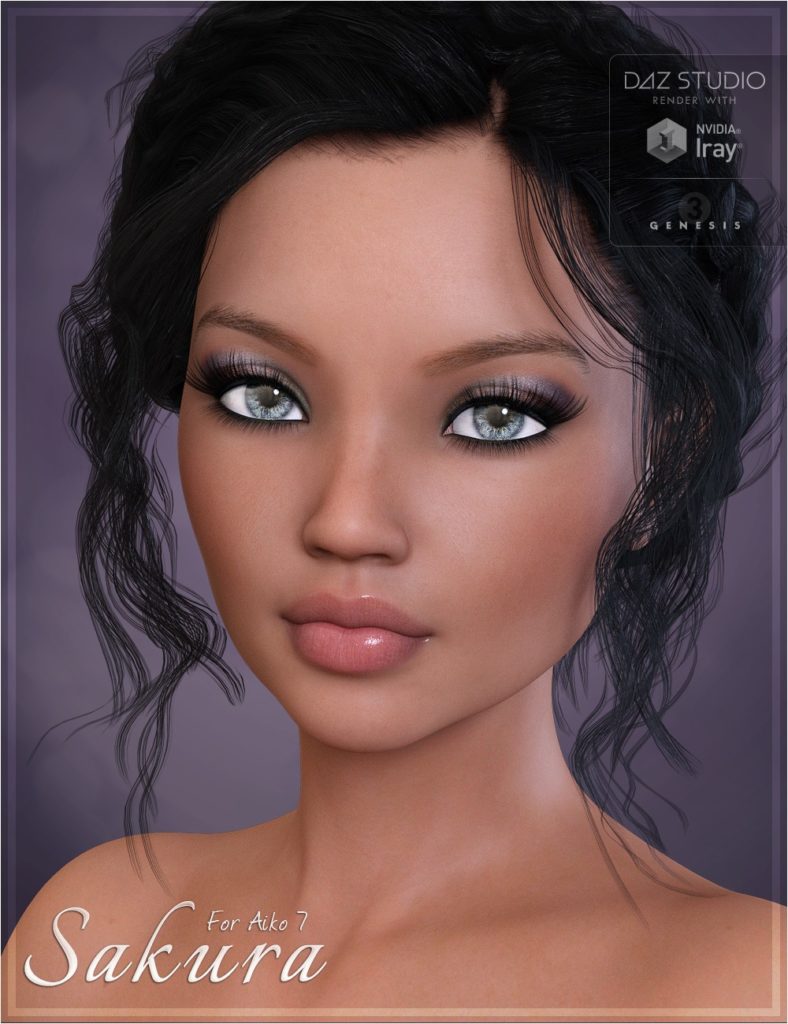 [daz角色] 爱子的樱花-DAZ爱好者