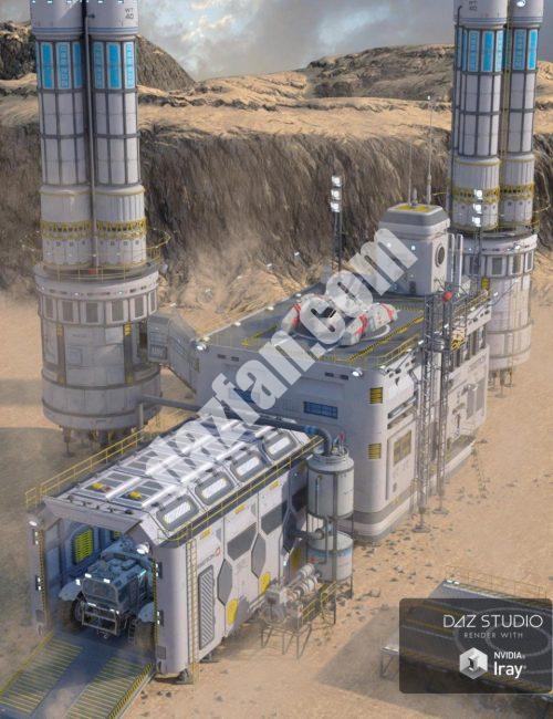 [daz场景] 科幻小说基础2-DAZ爱好者