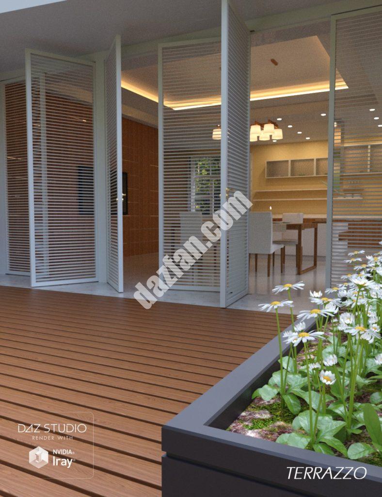 [daz场景] 水磨石-DAZ爱好者