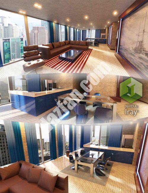 [daz场景] 特斯拉公寓-DAZ爱好者