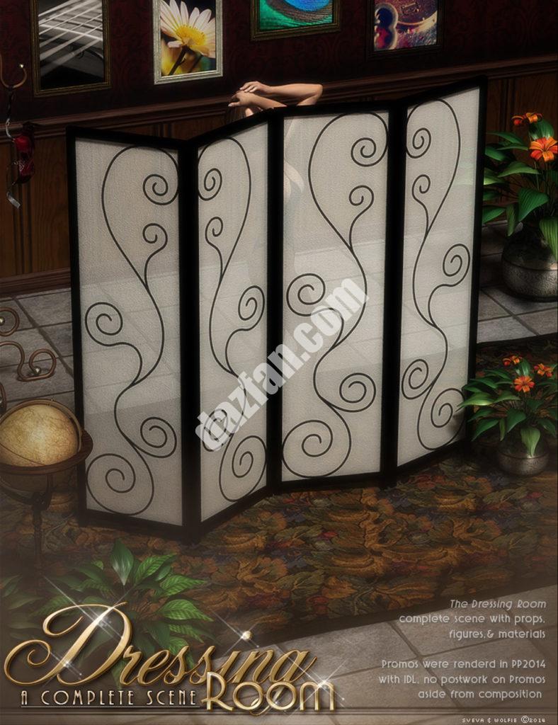 [daz场景] 更衣室-DAZ爱好者