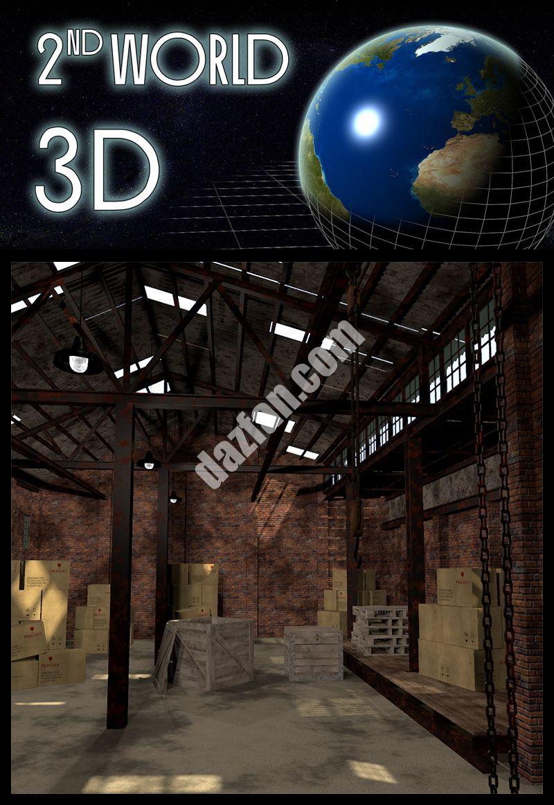 [daz场景] 旧的仓库-DAZ爱好者