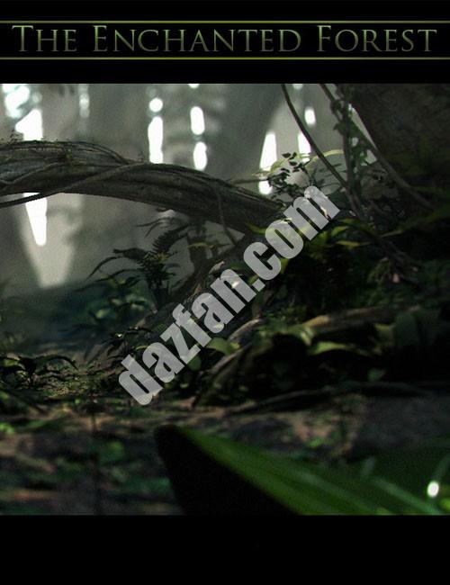 [daz场景] 在魔法森林-DAZ爱好者