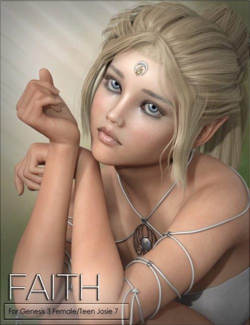 [daz角色] VYK Faith for Genesis 3 Female and Teen Josie 7-DAZ爱好者