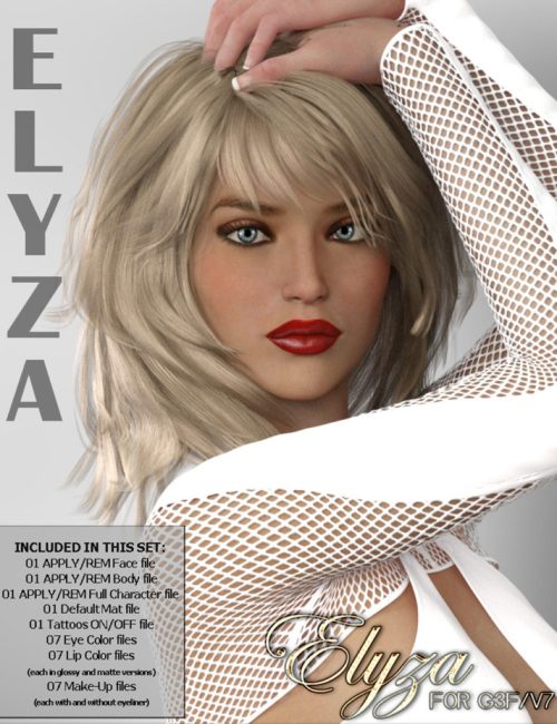 [daz角色] VYK_Elyza-DAZ爱好者