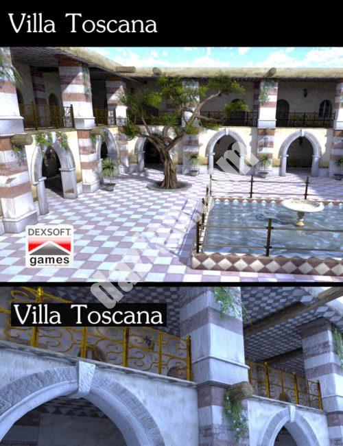 [daz场景] 别墅托斯卡尼-DAZ爱好者