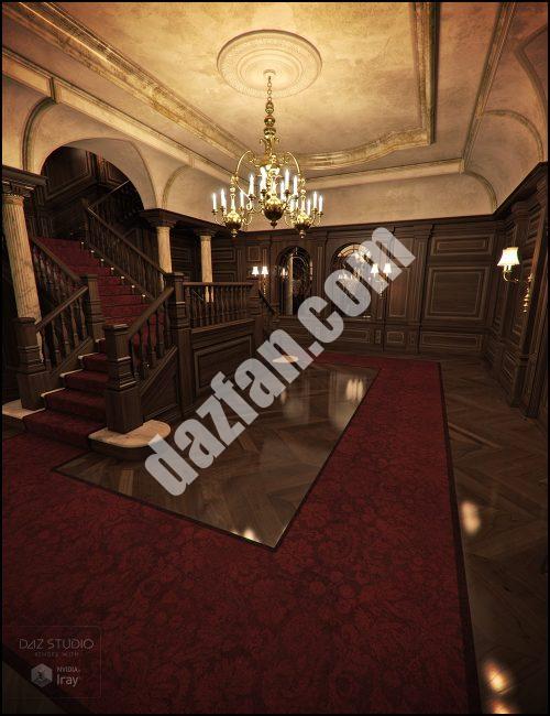 [daz场景] 安德森大厅前厅伊雷阿登-DAZ爱好者