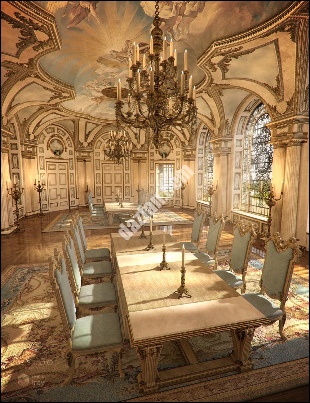 [daz场景] 庆祝巴洛克式宏伟的伊雷阿登-DAZ爱好者