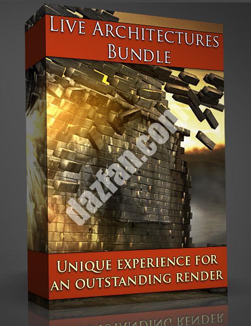 [daz场景] 实时架构包-DAZ爱好者