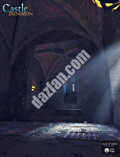 [daz场景] 城堡地牢-DAZ爱好者