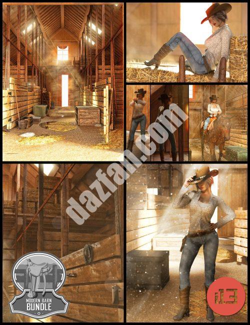 [daz场景] i13现代谷仓包-DAZ爱好者