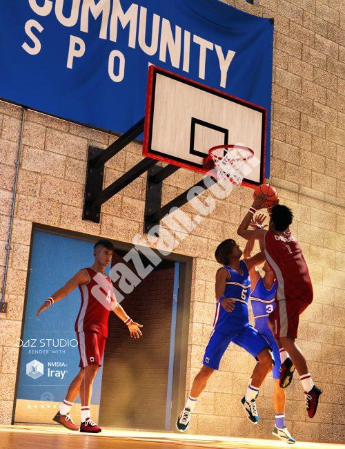 [daz场景] 小型体育厅-DAZ爱好者