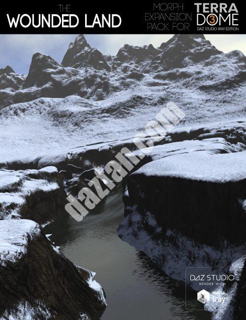 [daz场景] 受伤的土地TerraDome 3-DAZ爱好者
