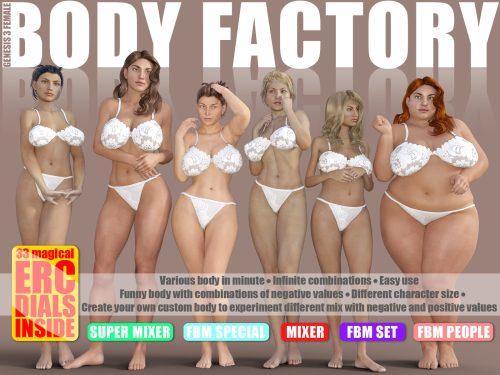 [daz角色] 车身工厂为G3F-DAZ爱好者