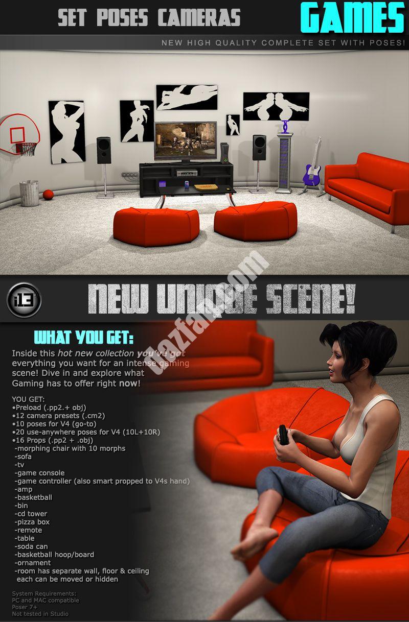 [daz场景] i13游戏-DAZ爱好者