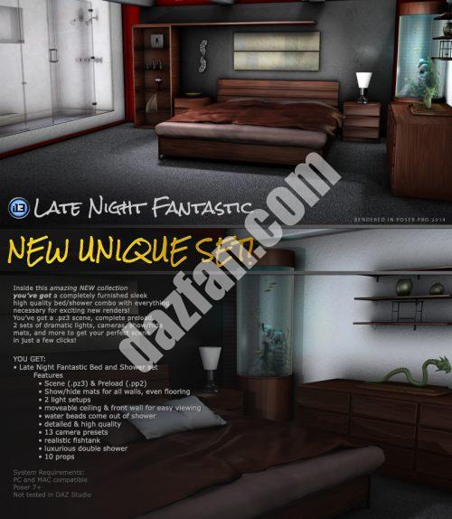 [daz场景] 很晚，太棒了-DAZ爱好者