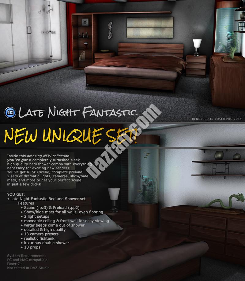 [daz场景] 很晚，太棒了-DAZ爱好者