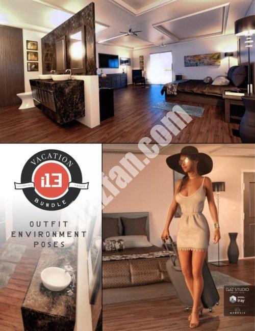 [daz场景] i13度假包-DAZ爱好者