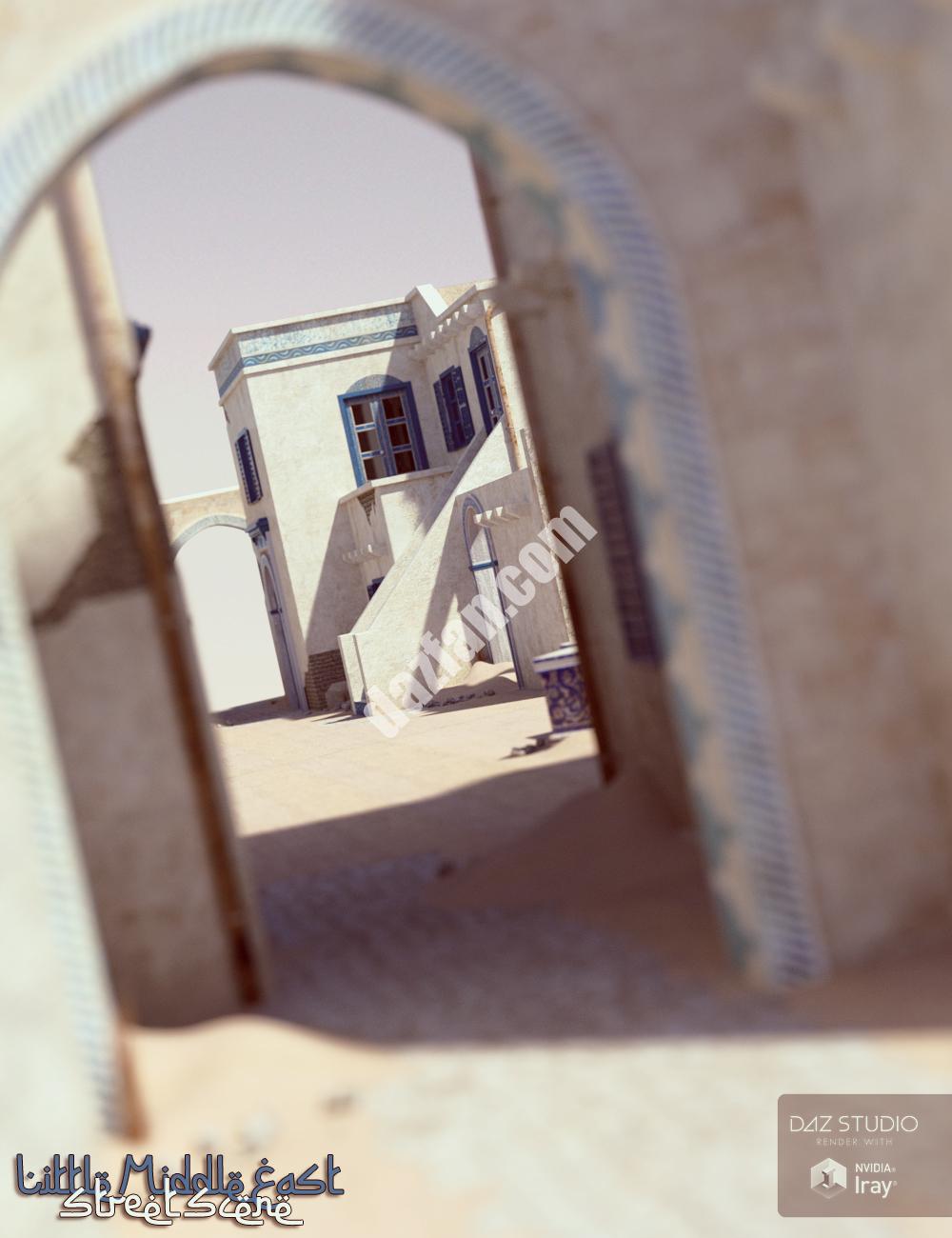 [daz场景] 小中东街立体模型-DAZ爱好者