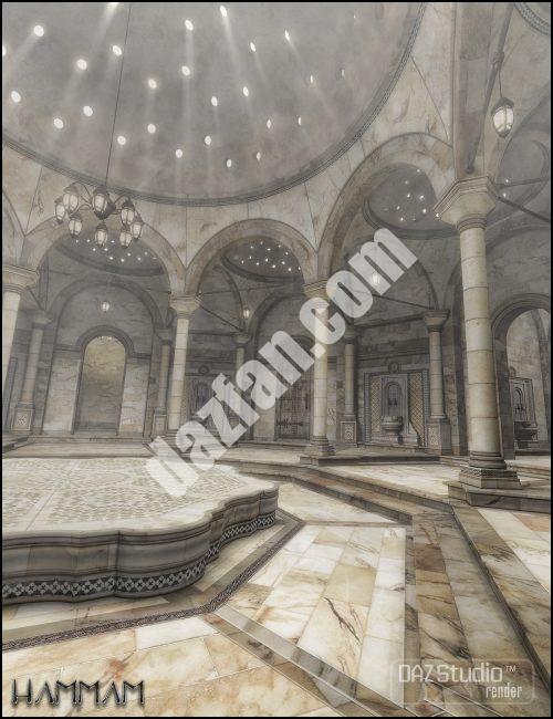 [daz场景] 澡堂-DAZ爱好者