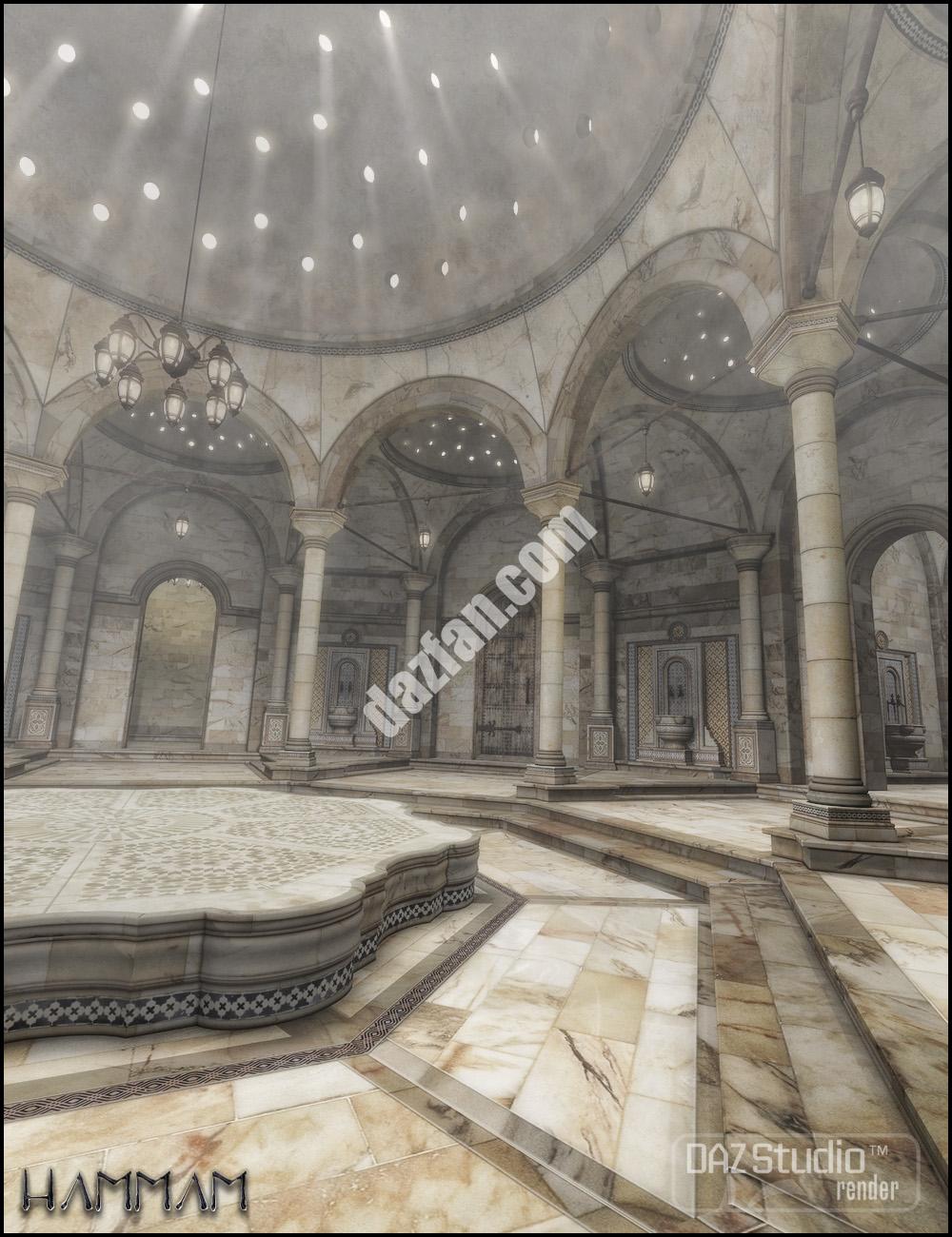 [daz场景] 澡堂-DAZ爱好者