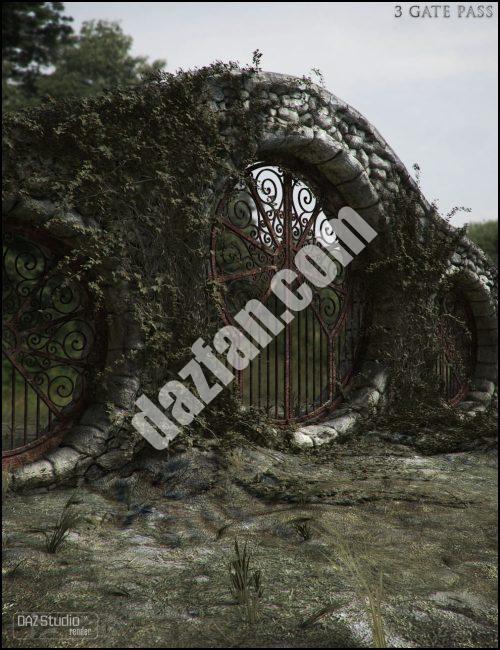 [daz场景] 3 通行关卡-DAZ爱好者