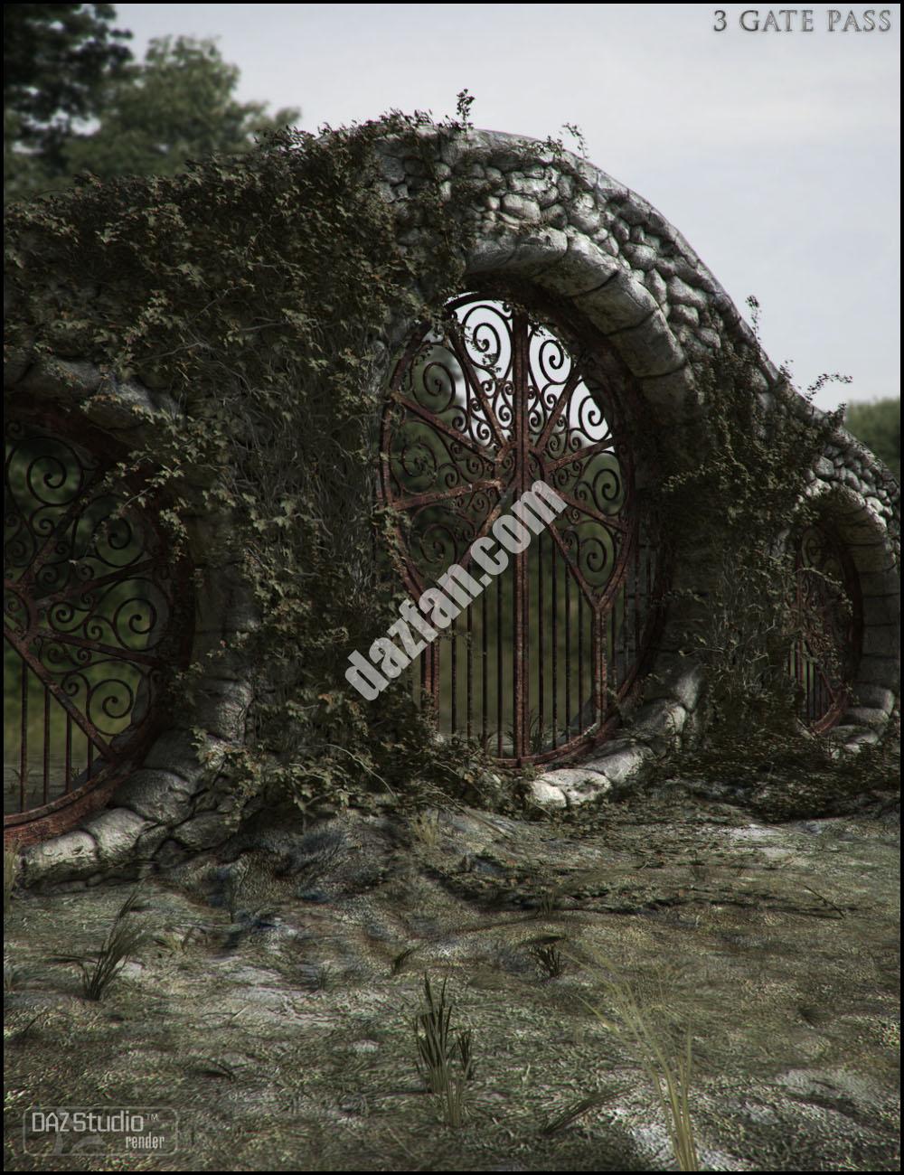 [daz场景] 3 通行关卡-DAZ爱好者