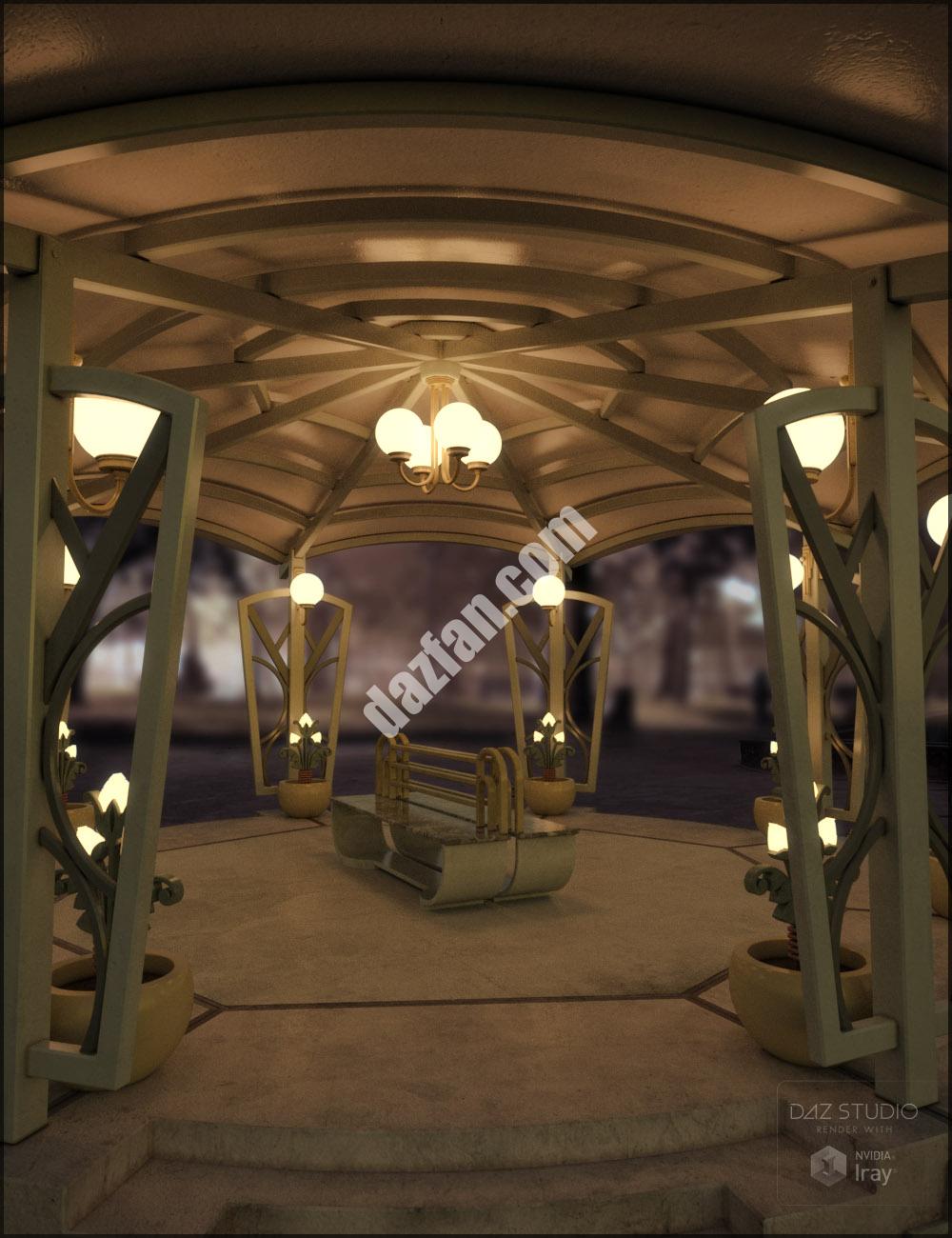 [daz场景] 德科休息点-DAZ爱好者