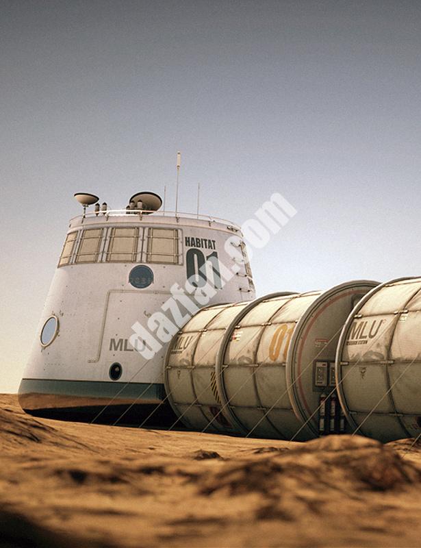 [daz场景] 火星的栖息地-DAZ爱好者