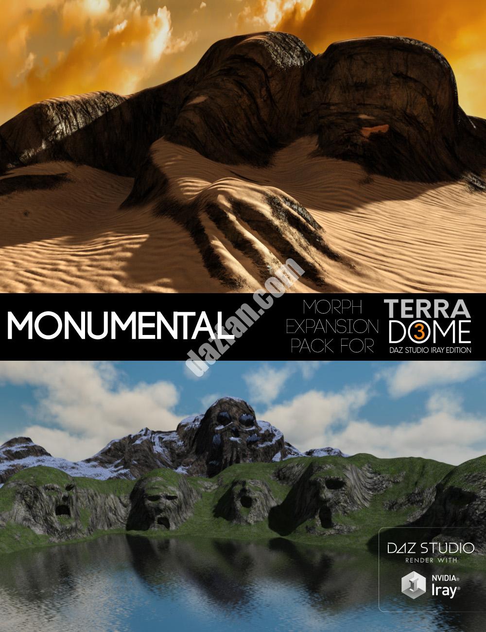 [daz场景] TerraDome 3的纪念-DAZ爱好者