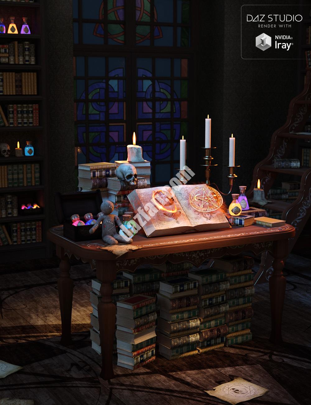 [daz场景] 神秘的魔法-DAZ爱好者