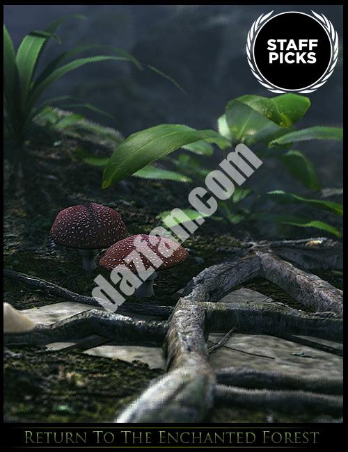 [daz场景] 回到魔法森林-DAZ爱好者