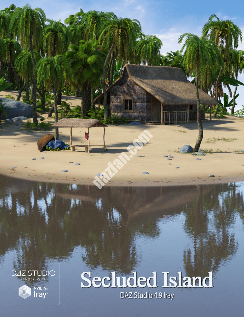 [daz场景] 隐蔽的岛-DAZ爱好者