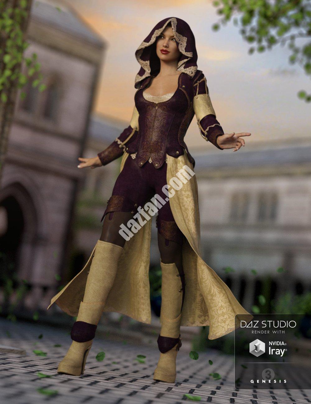 [daz服装] 《创世纪3》女性的Austrani服装-DAZ爱好者