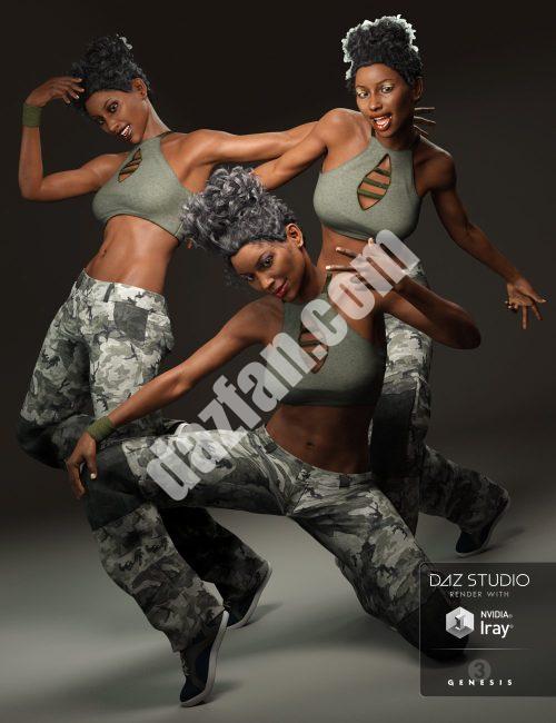 [daz姿势] Capsces嘻哈的姿势和表情为创世纪3的女性(s)-DAZ爱好者