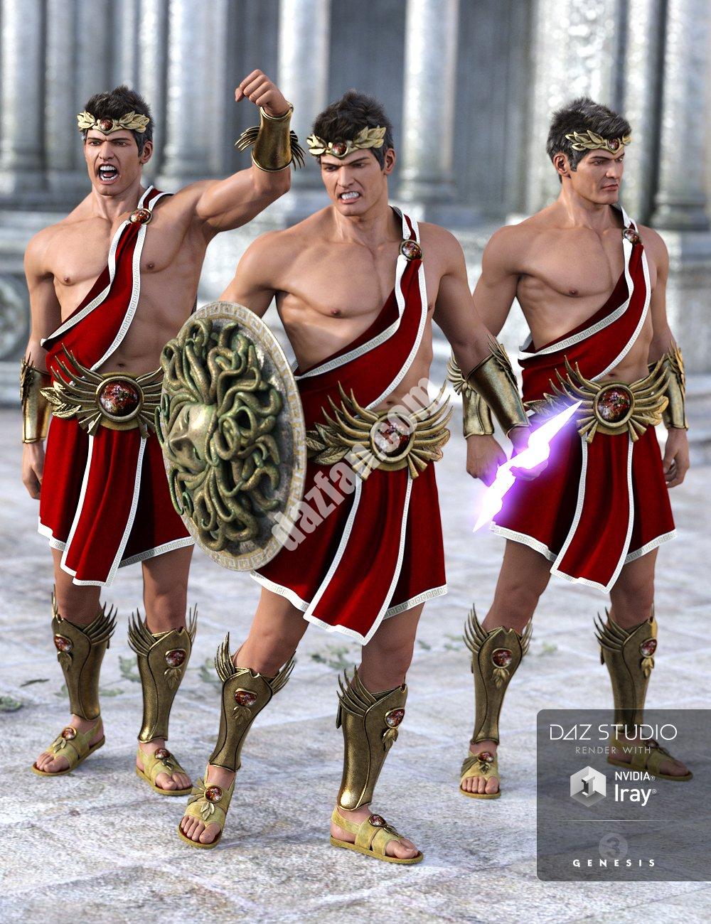 [daz姿势] 但丁7的姿态和表情-DAZ爱好者