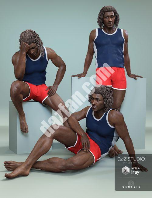 [daz姿势] 风度翩翩的德波纳为达瑞乌斯7摆姿势。-DAZ爱好者