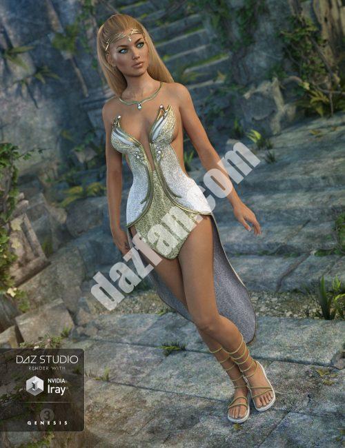 [daz服装] 《创世纪3》中的精灵公主-DAZ爱好者