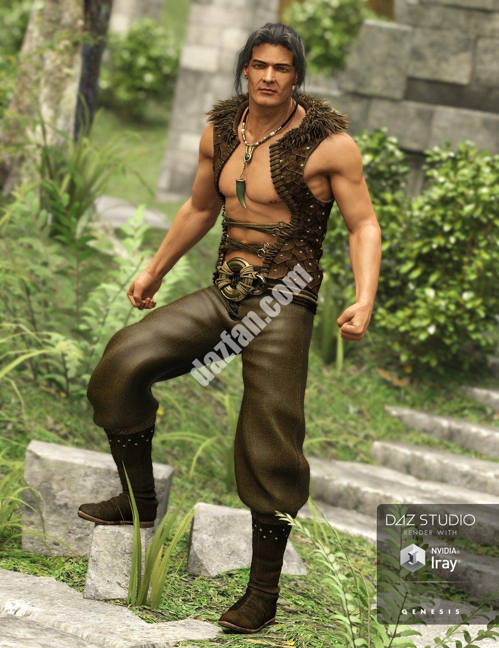 [daz服装] 创世纪3浩劫装-DAZ爱好者