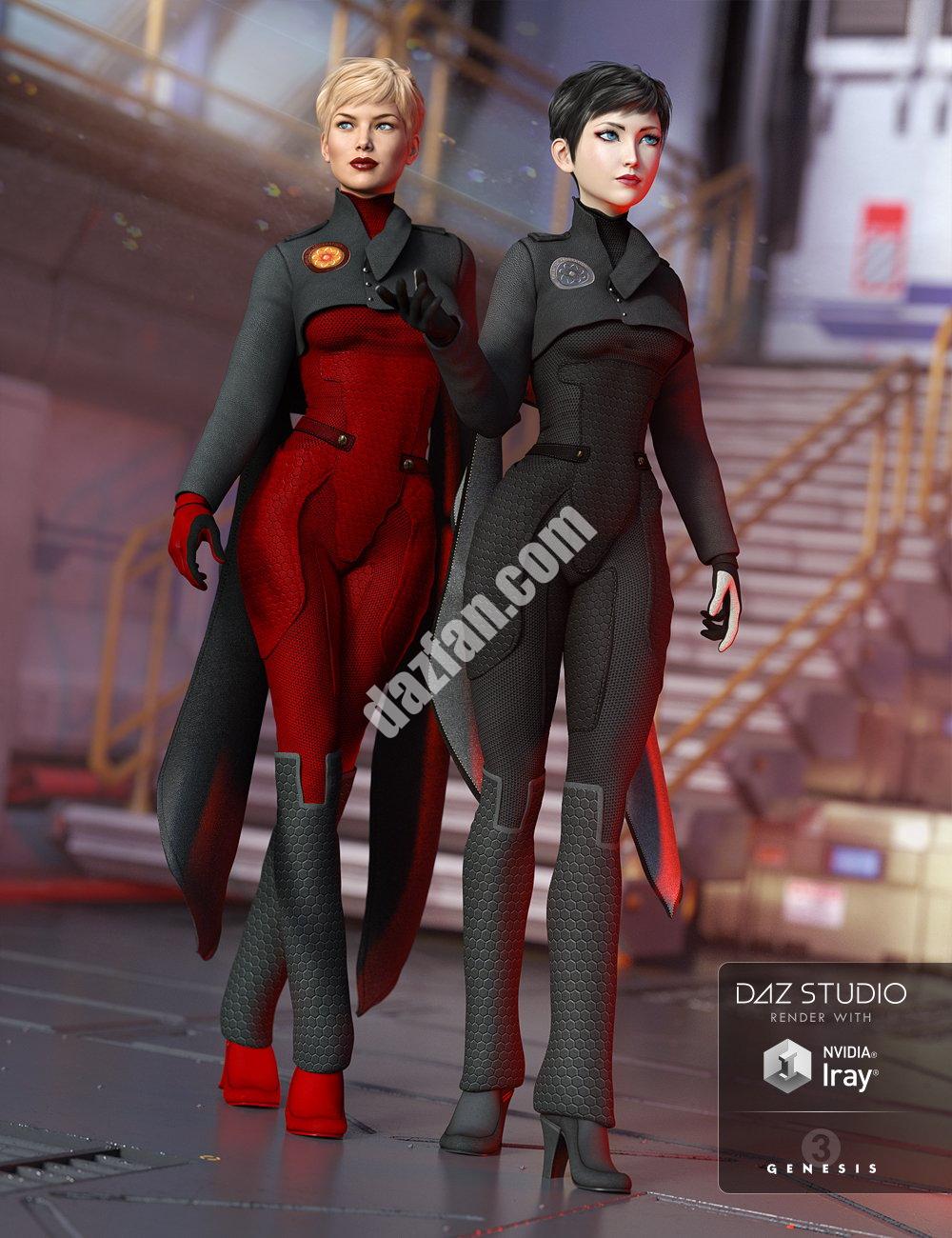 [daz服装] 中尉装备纹理-DAZ爱好者