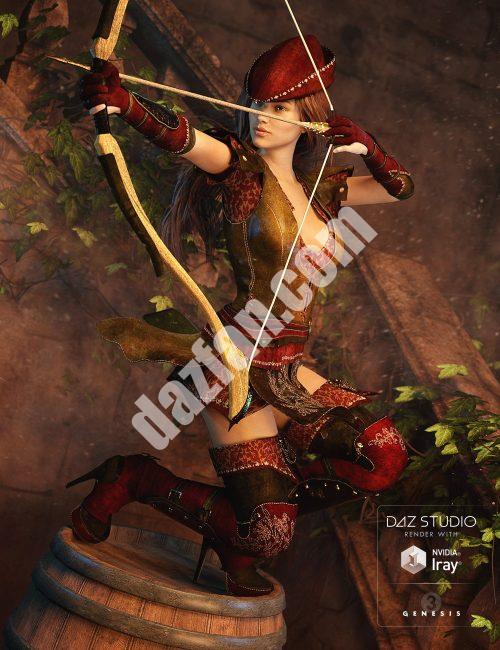 [daz服装] 创世纪3女性的魔都服饰-DAZ爱好者