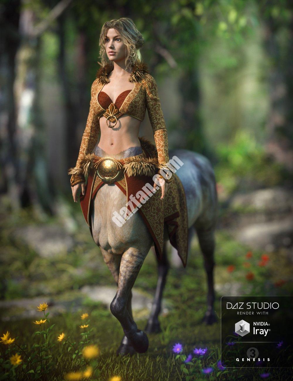 [daz服装] 半人马女装神话-DAZ爱好者