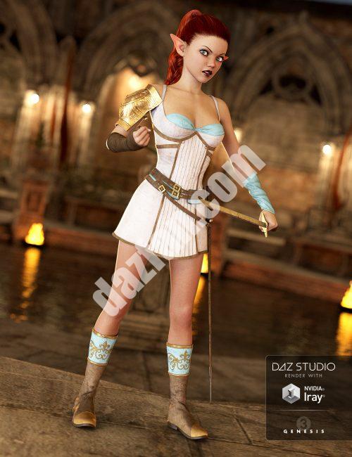 [daz服装] 阿莉娅公主为《创世纪3》设计的服装-DAZ爱好者