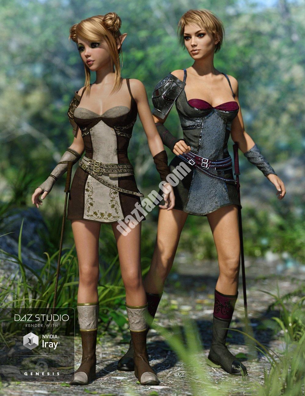 [daz服装] 公主Aaliyah服装纹理G3-DAZ爱好者