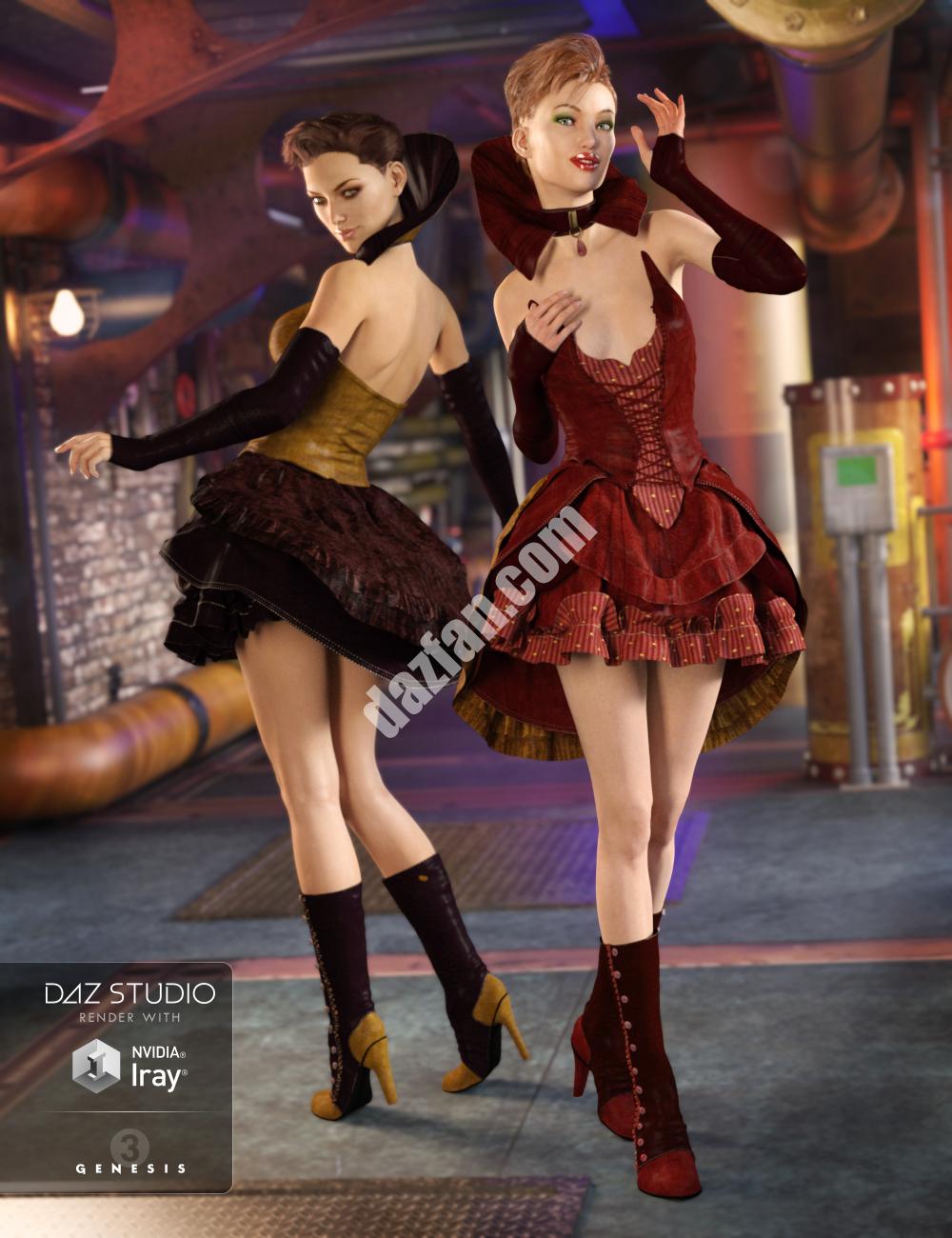 [daz服装] 女王的阴影装备纹理G3-DAZ爱好者