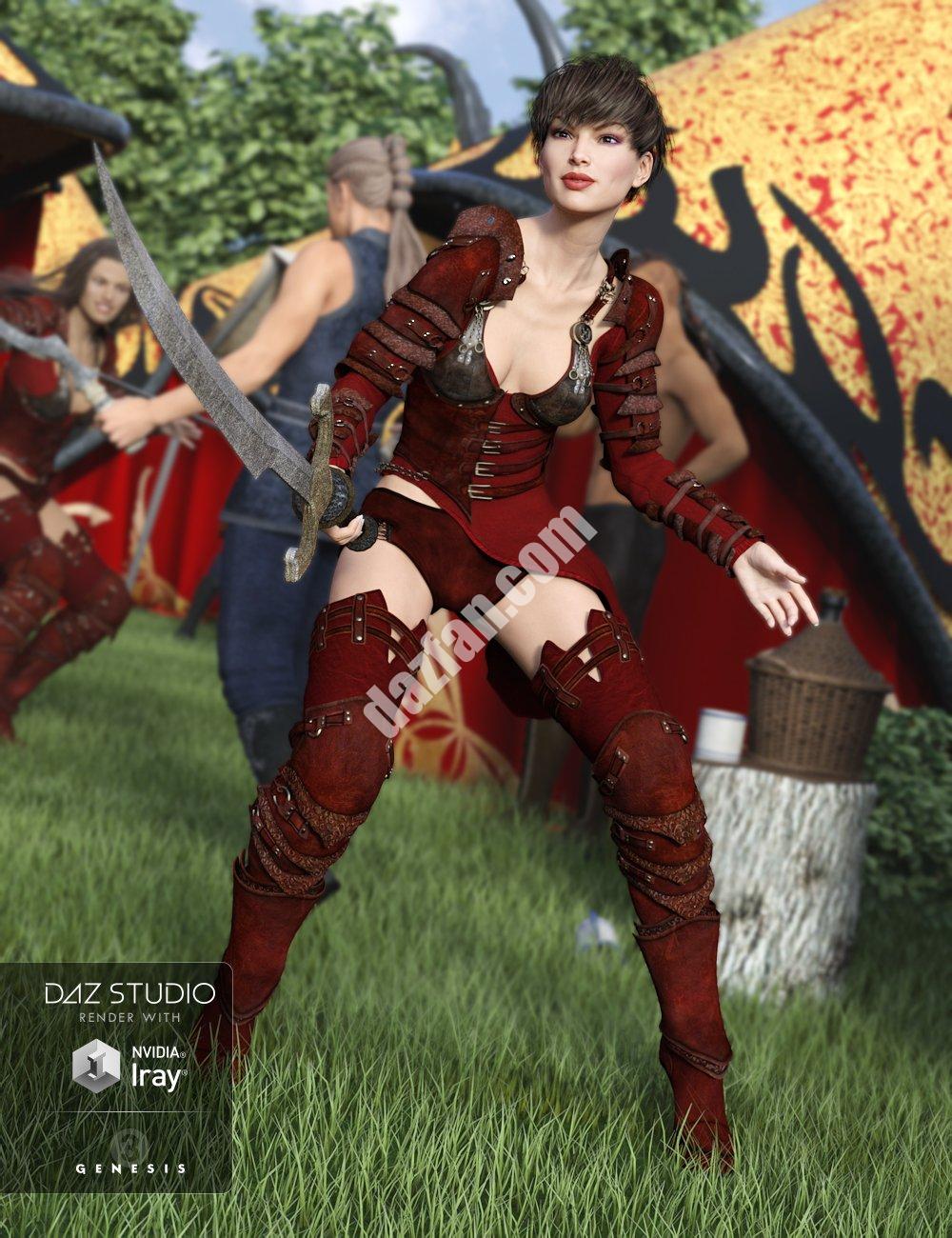 [daz服装] 红爪为创世纪3女性-DAZ爱好者